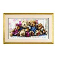 dimensions counted cross stitch kit a row of love