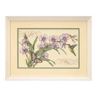 Dimensions Counted Cross Stitch Kit Orchids & Hummingbirds