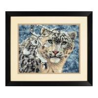 Dimensions Counted Cross Stitch Kit Snow Leopard