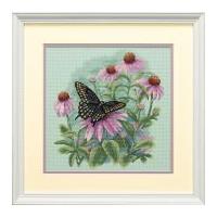 Dimensions Counted Cross Stitch Kit Butterfly & Daisies