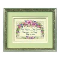 Dimensions Counted Cross Stitch Kit One Love Wedding Record