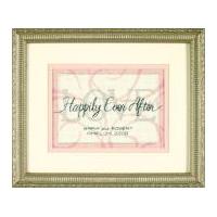 Dimensions Counted Cross Stitch Kit Happily Ever After Wedding Record