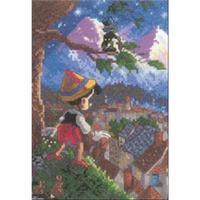 Disney Dreams Collection By Thomas Kinkade Pinocchio-5X7 16 Count 230061