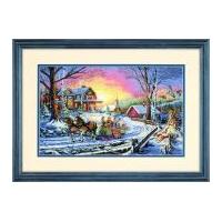 Dimensions Counted Cross Stitch Kit Pleasures of Winter