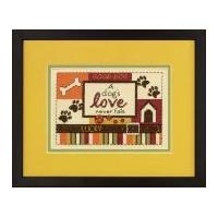 dimensions counted cross stitch kit a dog39s love