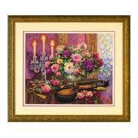 Dimensions Counted Cross Stitch Kit Romantic Floral