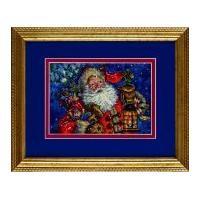 Dimensions Counted Cross Stitch Kit Nightime Santa