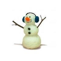 Dimensions Needle Felting Craft Kit Christmas Snowman