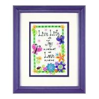 Dimensions Crewel Embroidery Kit Live Life