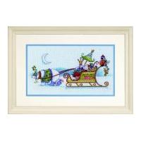 Dimensions Counted Cross Stitch Kit Snow Bear & Sleigh