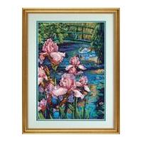 Dimensions Cross Stitch Kit Iris & Swan