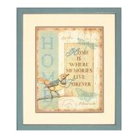 dimensions counted cross stitch kit home memories
