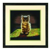 Dimensions Counted Cross Stitch Kit Warm & Fuzzy Kitten