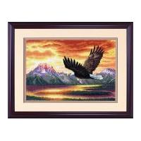 dimensions counted cross stitch kit silent flight