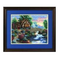 Dimensions Counted Cross Stitch Kit Twilight Bridge