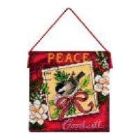 Dimensions Petite Counted Cross Stitch Kit Ornament Peace