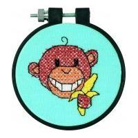 Dimensions Learn A Craft Stamped Cross Stitch Kit Monkey