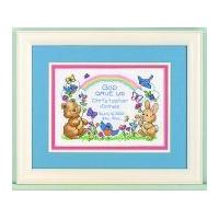 Dimensions Counted Cross Stitch Kit Gods Babies Birth Record