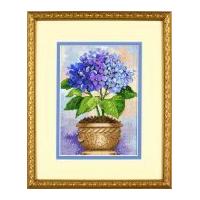 Dimensions Counted Cross Stitch Petite Kit Hydrangea in Bloom