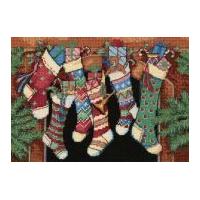 Dimensions Counted Cross Stitch Petite Kit The Stockings Were Hung