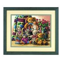 Dimensions Counted Cross Stitch Kit Teddy Bear Gathering