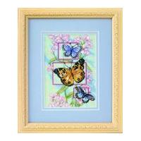 Dimensions Petite Counted Cross Stitch Kit Blossoms & Butterflies