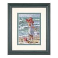 Dimensions Petite Counted Cross Stitch Kit Girl at the Beach