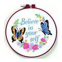 Dimensions Learn A Craft Crewel Embroidery Believe in Yourself