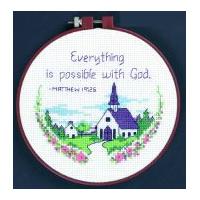 dimensions learn a craft counted cross stitch kit everything is possib ...