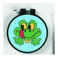 Dimensions Learn A Craft Stamped Cross Stitch Kit Friendly Frog