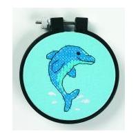 Dimensions Learn A Craft Stamped Cross Stitch Kit Dolphin Delight