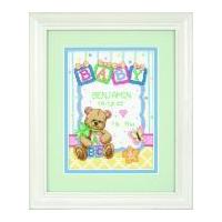 dimensions baby hugs kit counted baby birth record baby blocks