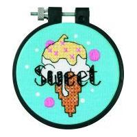 Dimensions Learn A Craft Stamped Cross Stitch Kit Sweet Ice Cream