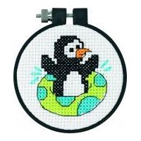 Dimensions Learn A Craft Counted Cross Stitch Kit Playful Penguin