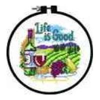 Dimensions Learn A Craft Counted Cross Stitch Kit Life Is Good