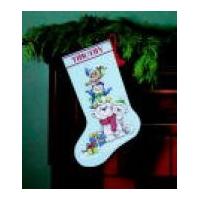 Dimensions Counted Cross Stitch Kit Stocking Stack of Critters