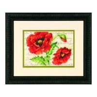 Dimensions Counted Cross Stitch Kit Poppy Pair