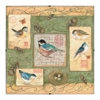 Dimensions Daydreams Cross Stitch Kit Birds & Swirls