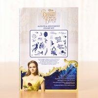 Disney Beauty and the Beast Theatrical A6 Stamp Set - Icons and Sentiment 405106