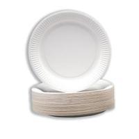 Disposable 180mm Paper Plates 1 x Pack of 100 1641