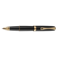 Diplomat Excellence A Black Lacquer Gold Roller Ball
