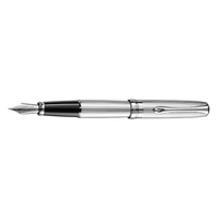 Diplomat Excellence A Guilloch Chrome Fountain Pen