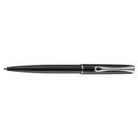 diplomat traveller black lacquer easyflow ball pen