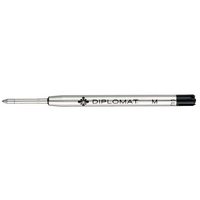 diplomat ball pen refill king size red m