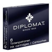 diplomat ink cartridges x 6 black