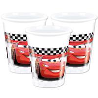 Disney Cars Chequered Flag Plastic Party Cups