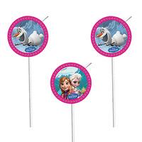 Disney Frozen Party Medallion Straws