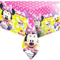 disney minnie mouse bow tique party table cover