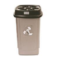 Disposable Cup Bin Black Silver 367050