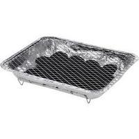 disposable charcoal grill tepro garten einweggrill beachwood silver